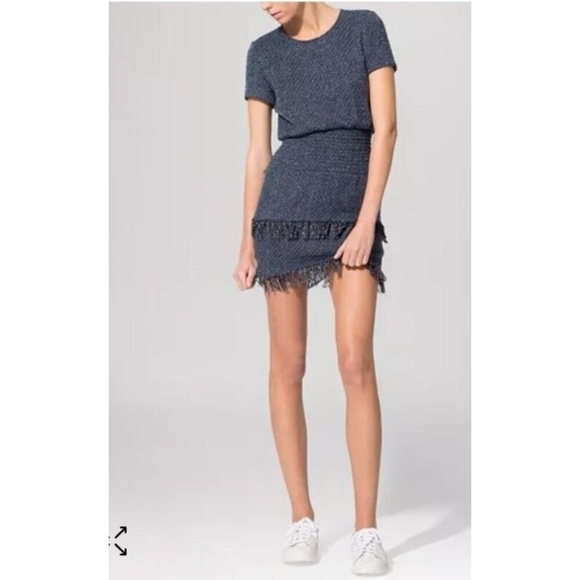 Maje Tweed Mini Rabata Dress Size: 1 - Picture 2 of 12